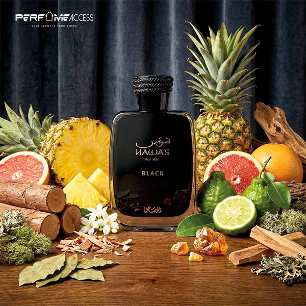 Rasasi Hawas Black EDP 100ml for Men| Authentic Perfume