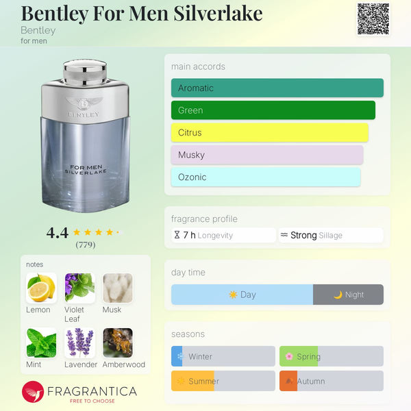 BENTLEY FOR MEN SILVERLAKE| MEN'S EDP 100ML