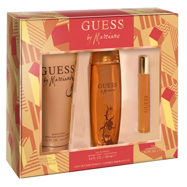 Guess By Marciano| Women's Gift Set EDP 100ml+ BL 200ml + EDP 15ml