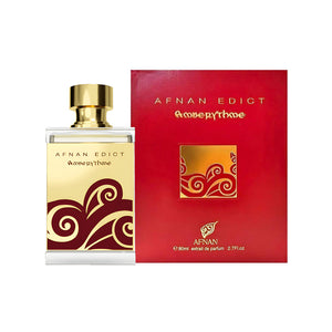 Original Afnan Edict Amberythme Perfume Bottle and Packaging