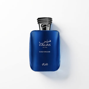 Rasasi Hawas Gold Digger EDP 100ml men's perfume bottle
