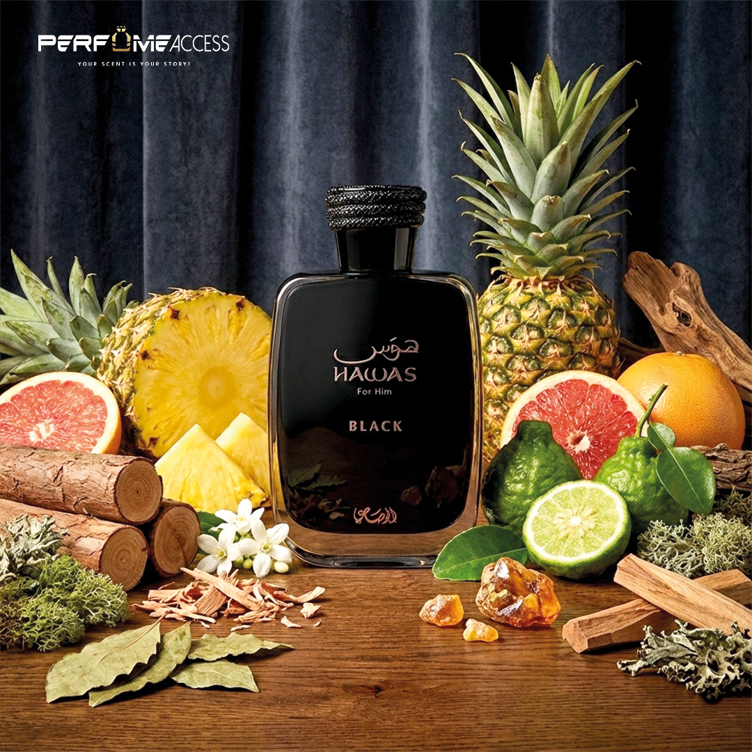 Rasasi Hawas Black EDP 100ml for Men| Authentic Perfume – Perfume